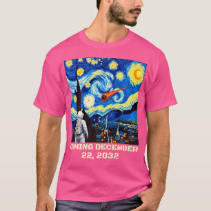 Camiseta Asteroide Funny 2032 Yr4 Asteroide 2024 Yr4 Homens