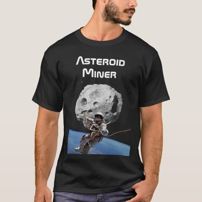 Camiseta Asteroide Miner (Frente)
