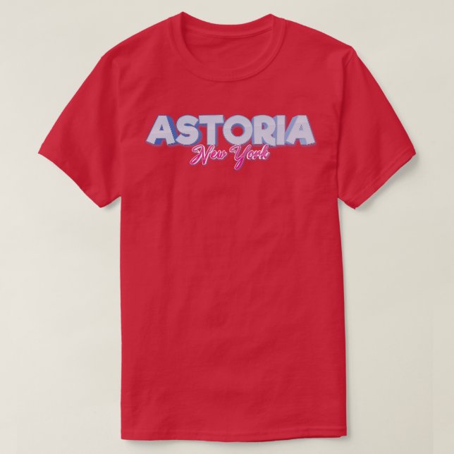 Camiseta Astoria Nova York Me Levantou (Frente do Design)