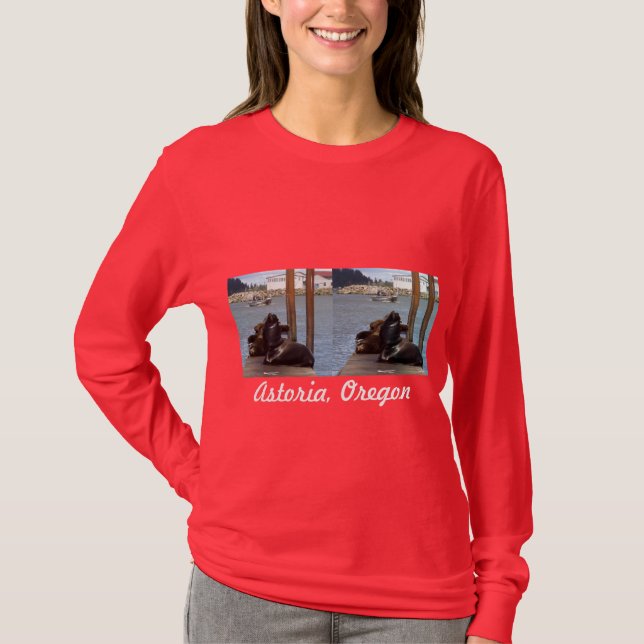 Camiseta Astoria Oregon Sealions (Frente)