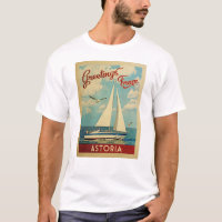 Astoria Sailboat Viagens vintage Oregon