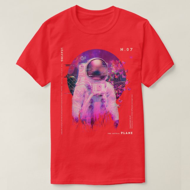 Camiseta Astral Espacial Astronauta (Frente do Design)