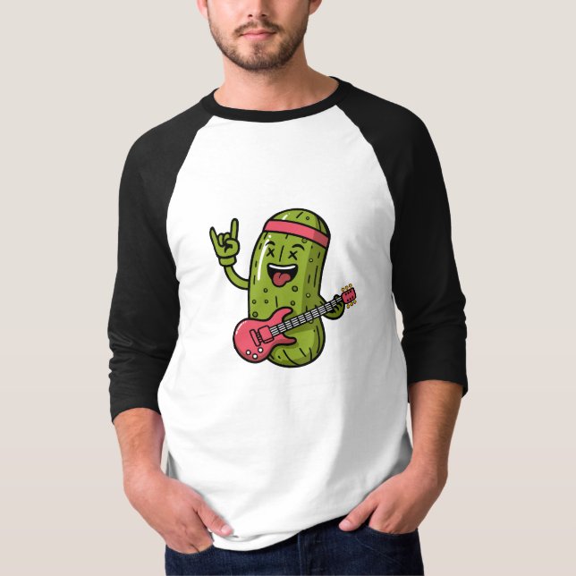 Camiseta Astro de Rock em Picles (Frente)