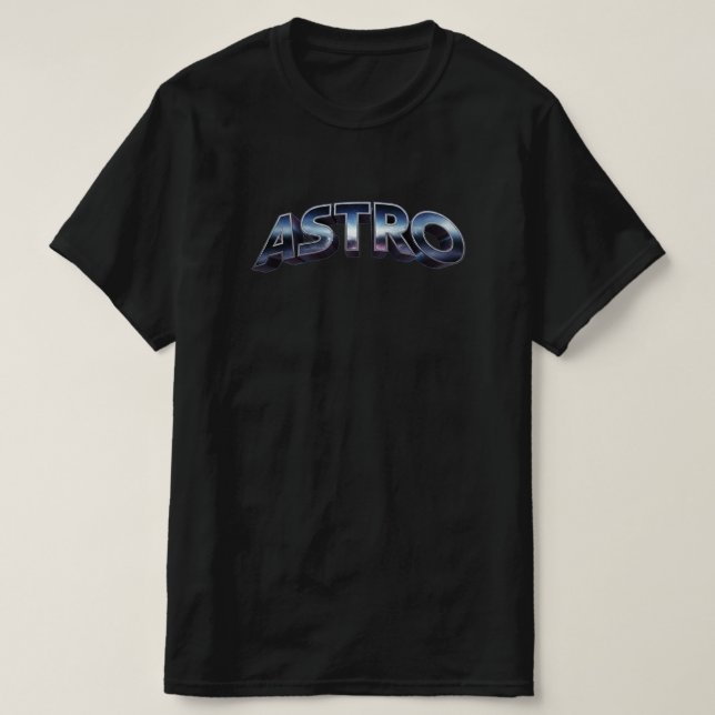 Camiseta Astro Futurística Galáxia Streetwear (Frente do Design)