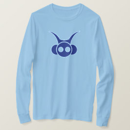 Camiseta Astro Head - Azul com impressão traseiro