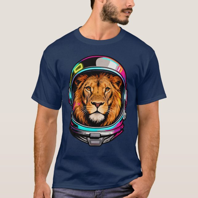 Camiseta Astro Lion Color. (Frente)