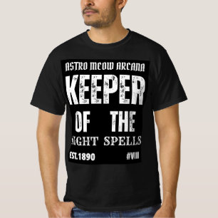 Camiseta Astro Meow Arcana Guardiã dos Feitiços Noturnos Vi