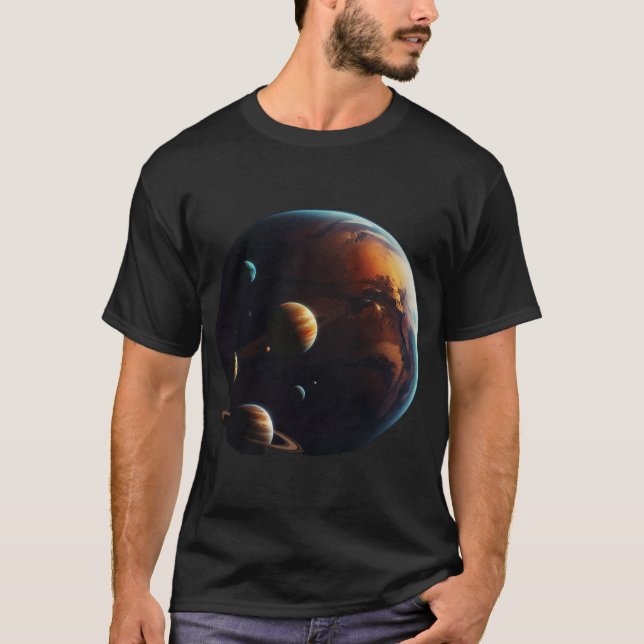 Camiseta Astro Planets T-Shirt (Frente)