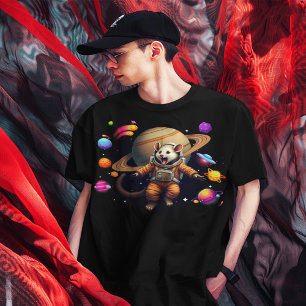 Camiseta Astro-Possum: O Exploração Espacial do Adorável As