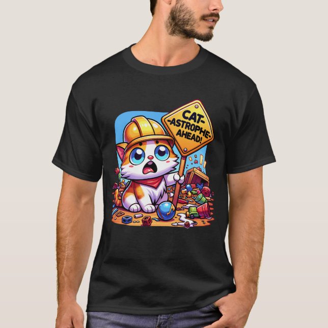 Camiseta Astrofe de Gato à Frente! (Frente)