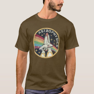 Camiseta Astrofísica Emblema Vintage V02