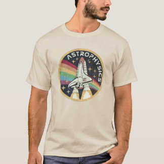 Camiseta Astrofísica Emblema Vintage V02