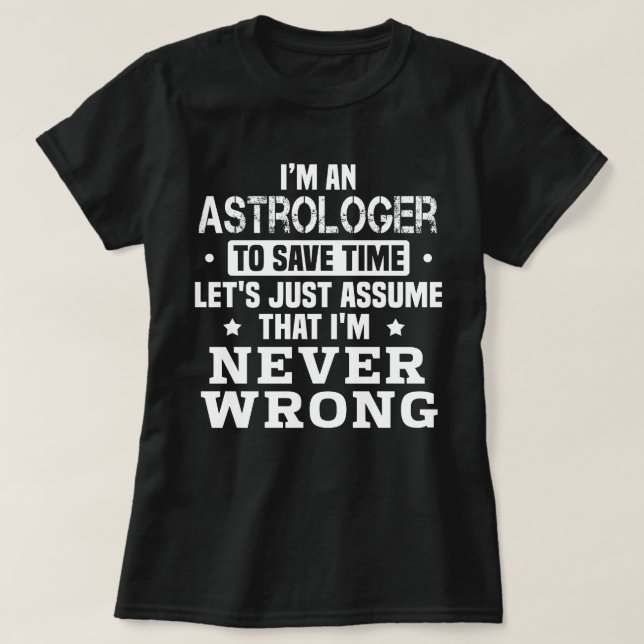 Camiseta Astrologer (Frente do Design)