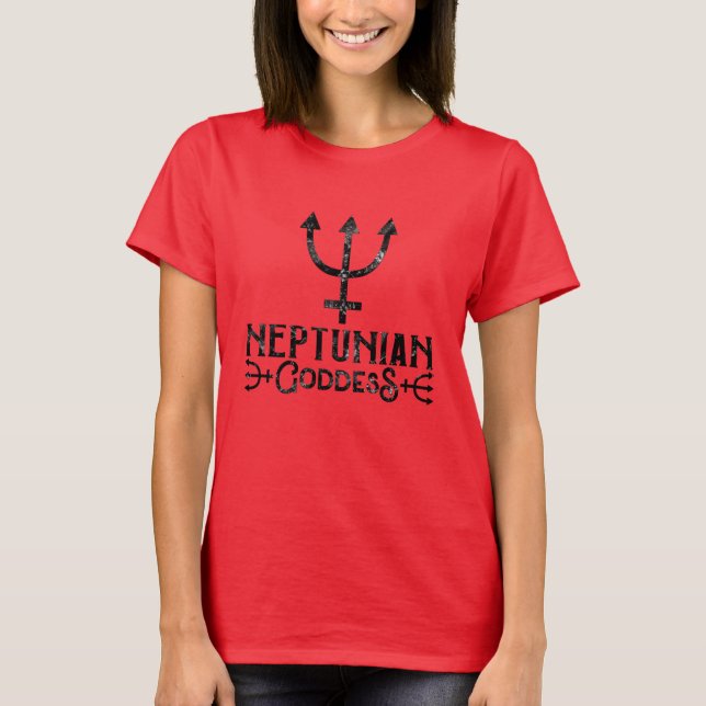 Camiseta Astrologia da Deusa Neptuniana Netuno Peixes (Frente)