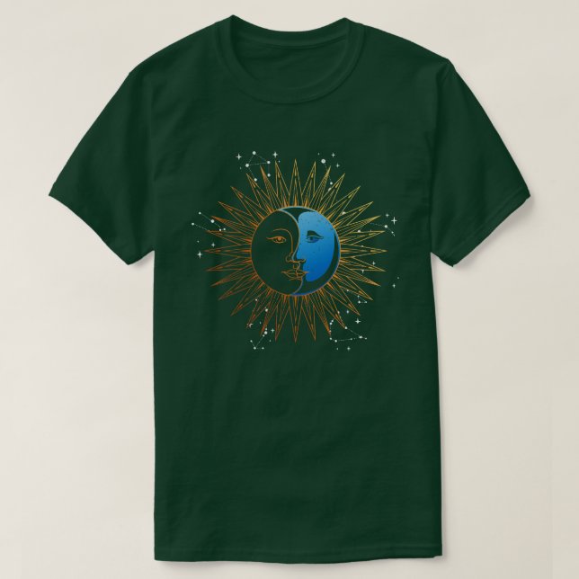 Camiseta Astrologia da Lua Corpos Celestes Astronomia do So (Frente do Design)