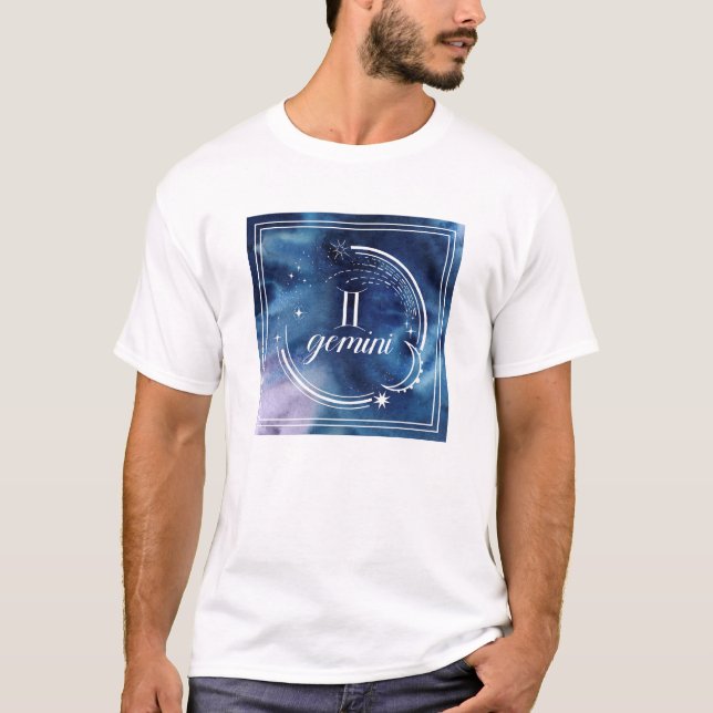 Camiseta Astrologia por Aquarela - Gemini (Frente)