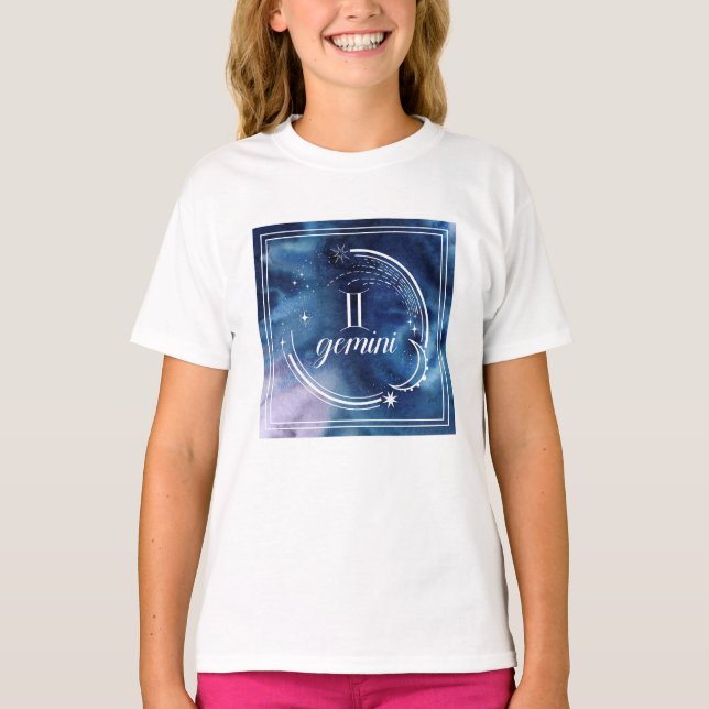Camiseta Astrologia por Aquarela - Gemini (Frente)