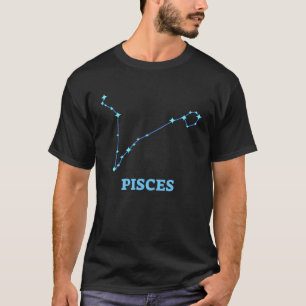 Camiseta Astrologia Signo do Zodíaco Peixes Horóscopo Const
