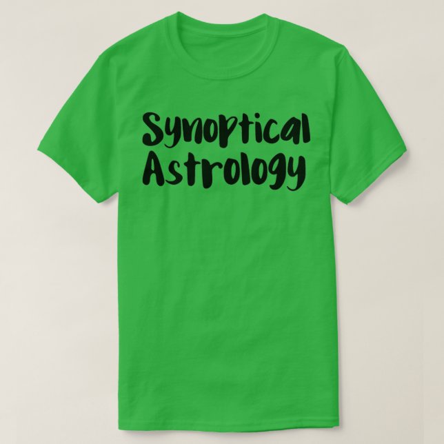Camiseta Astrologia Sínoptica (Frente do Design)
