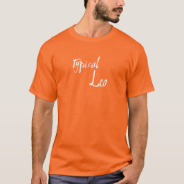 Camiseta Astrologia típica de Leo Zodiac