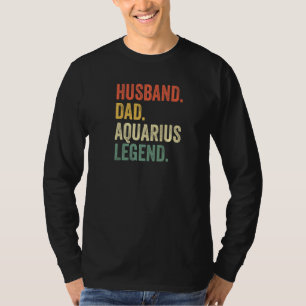 Camiseta Astrologia Zodiac do Pai Aquarius