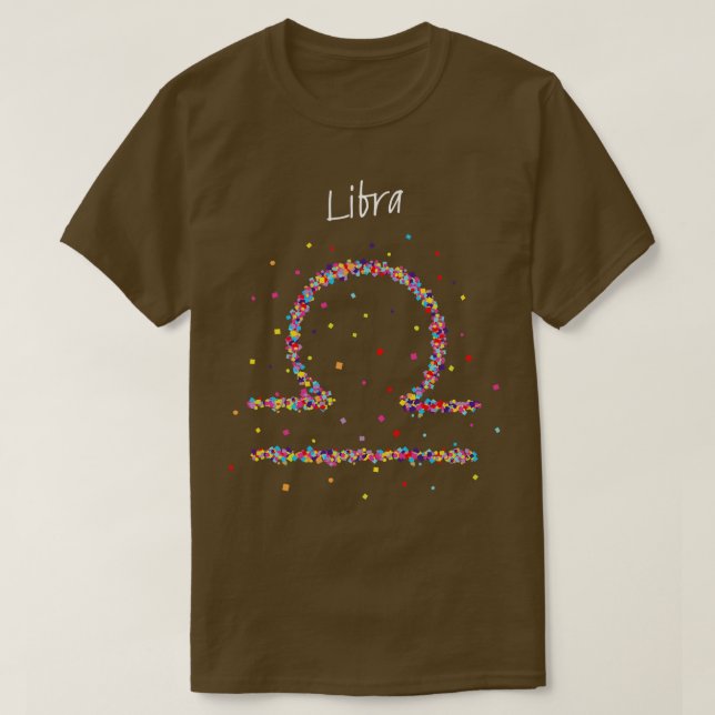 Camiseta Astrologia Zodiac Libra Libra (Frente do Design)