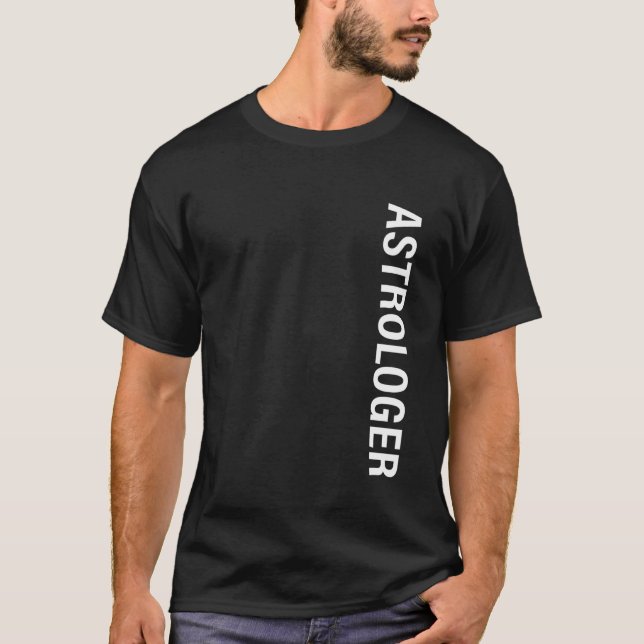 Camiseta Astrólogo Vertical (Frente)