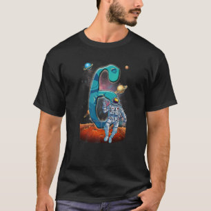 Camiseta Astronau 6 de astronau espaço sideral para rapazes