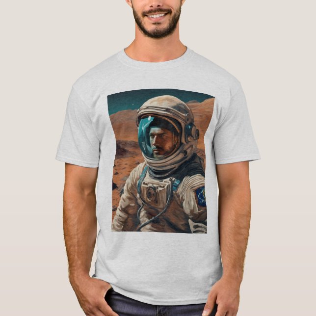 Camiseta Astronaut auf dem Mars (Frente)