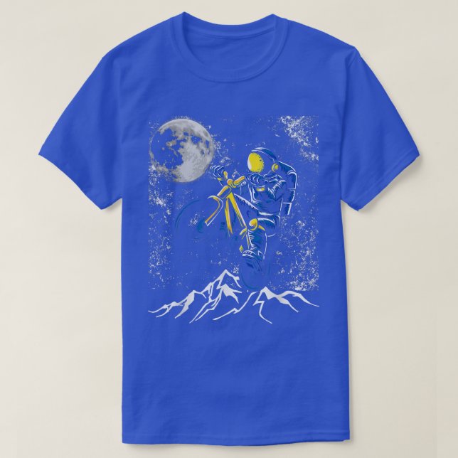Camiseta Astronaut BMX Rider  Etreme Sports  Cycling BMX  (Frente do Design)