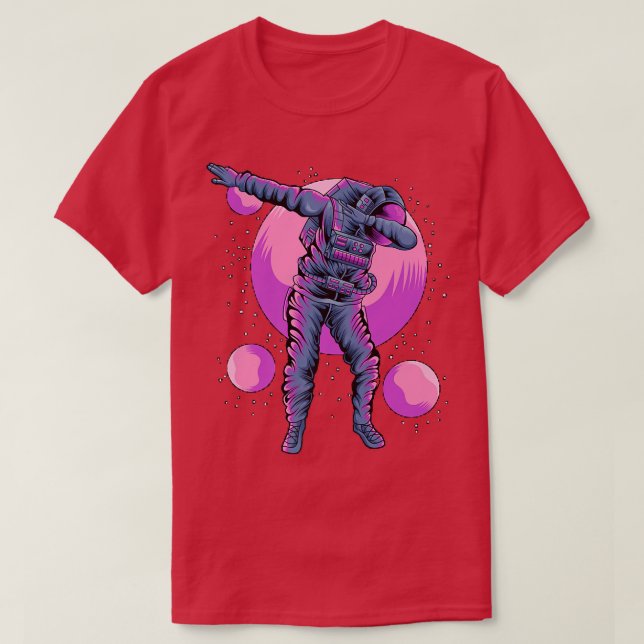 Camiseta Astronaut Dabbing In Outer space  (Frente do Design)