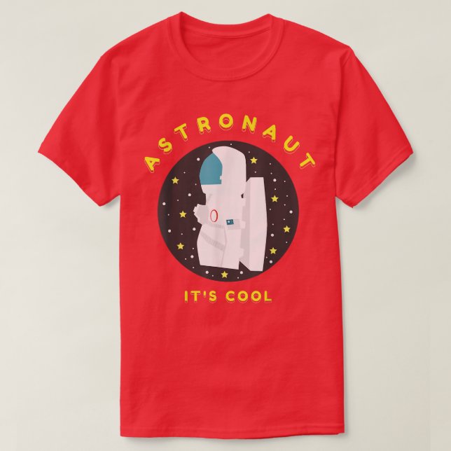 Camiseta ASTRONAUT é legal (Frente do Design)