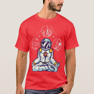 Camiseta Astronaut Elemental Space Meditation I Elements As