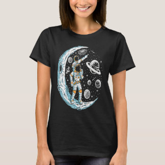 Camiseta Astronaut Father and Son On The Moon In Space