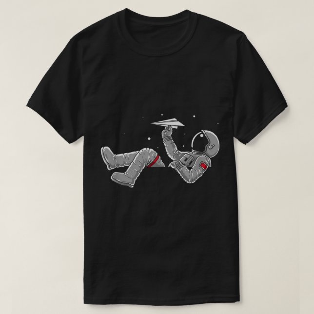Camiseta Astronaut Floating in Space Design (Frente do Design)