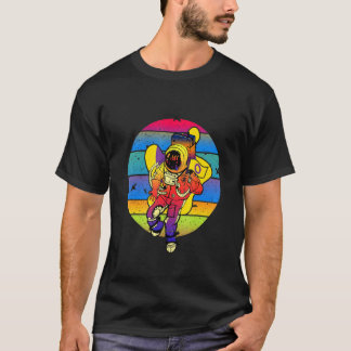 Camiseta Astronaut Holding Lgbt Flag Intersex Proud Lgbt Su
