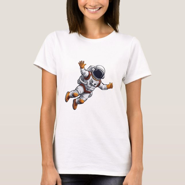 Camiseta Astronaut in space (Frente)