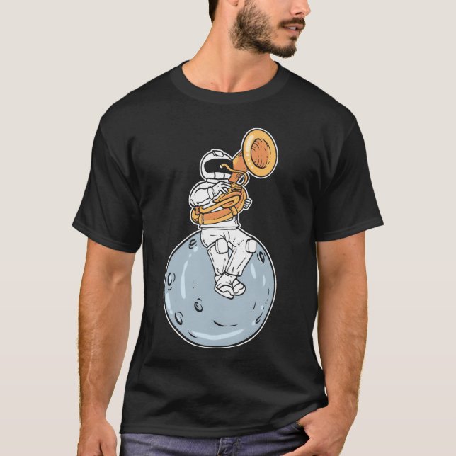 Camiseta Astronaut Marching Band Orchestra Member Gift vint (Frente)