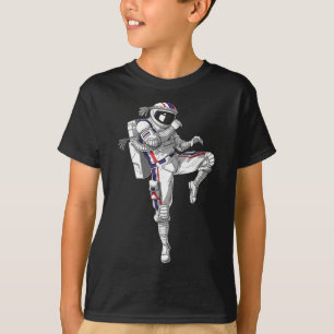 Camiseta Astronaut Muay Thai Boxe Caratê Kickboxing Marti