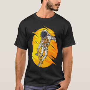Camiseta Astronaut Patins Patinação Espaço Cosmos Astronau