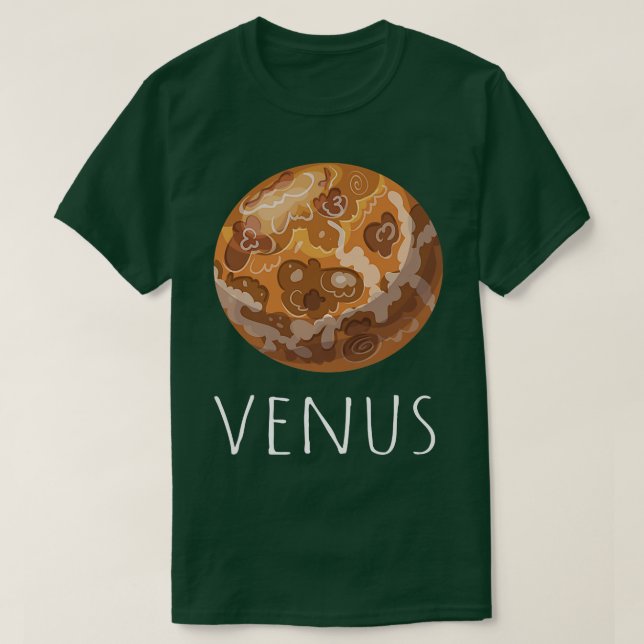 Camiseta Astronaut Planets Solar System ,Space Lovers Venus (Frente do Design)