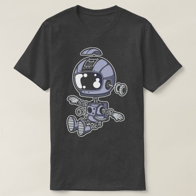 CAMISETA ASTRONAUT ROBOT (Frente do Design)