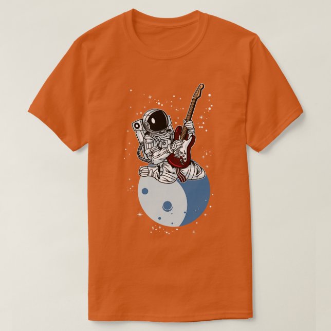 CAMISETA ASTRONAUT ROCK STAR (Frente do Design)