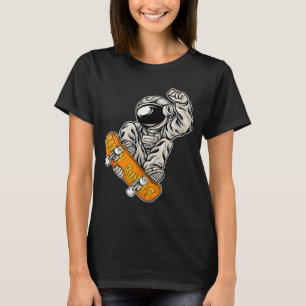 Camiseta Astronaut Skateboarder, Amante do Skate, Astro