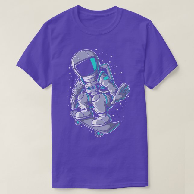 CAMISETA ASTRONAUT SKATER (Frente do Design)