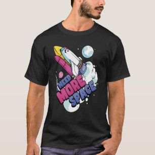 Camiseta Astronaut Space Galaxy Explorer Preciso De Mais Es