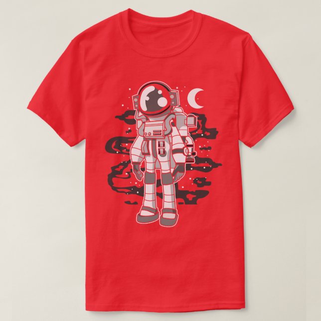 CAMISETA ASTRONAUT STAND (Frente do Design)