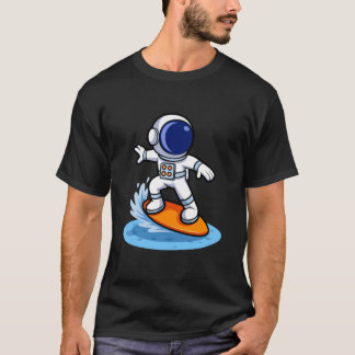 Camiseta Astronaut Surfing Adventure