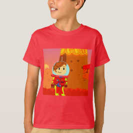Camiseta astronaut t-shirt fire