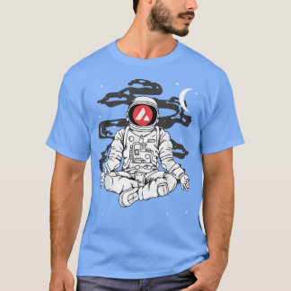 Camiseta Astronaut Yoga Avalanche AVAX Coin To The Moon Cry